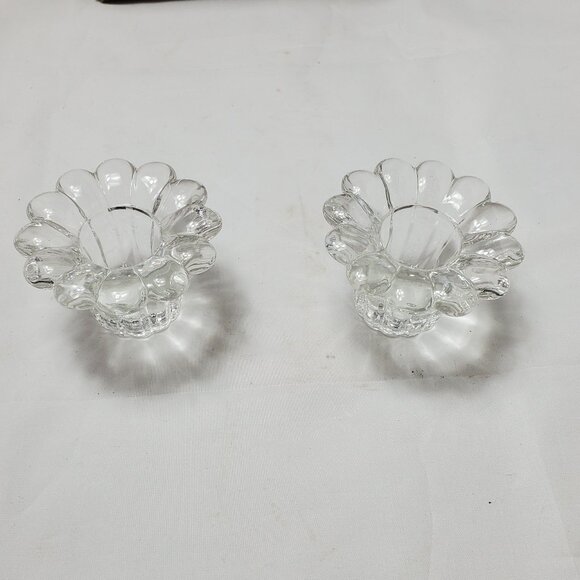 Forever Crystal Candle Holders Set of 2 Candle/Votive Holders Style #315199 - Picture 1 of 5